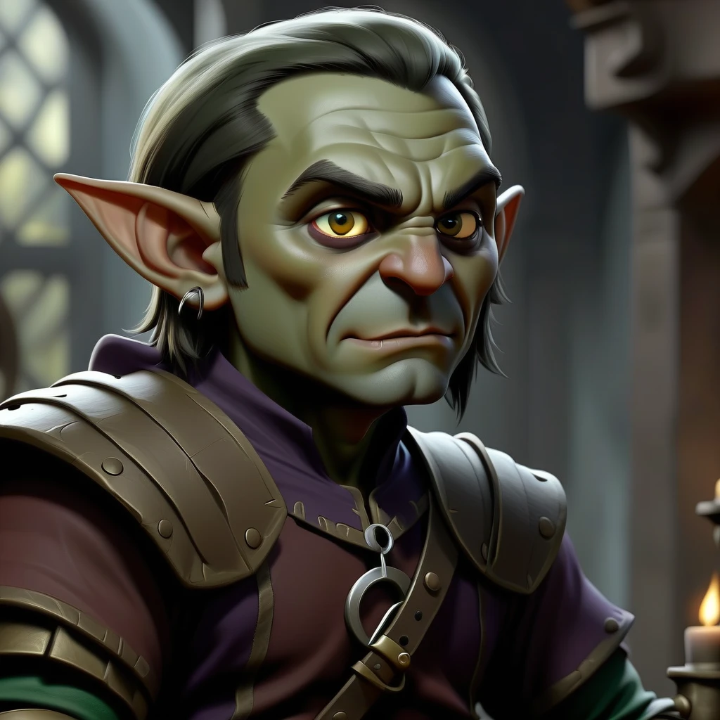 Dnd avatar. halfling rogue man. He casting magic spell. This shadow-like look — работа пользователя Сверкающая Стрела