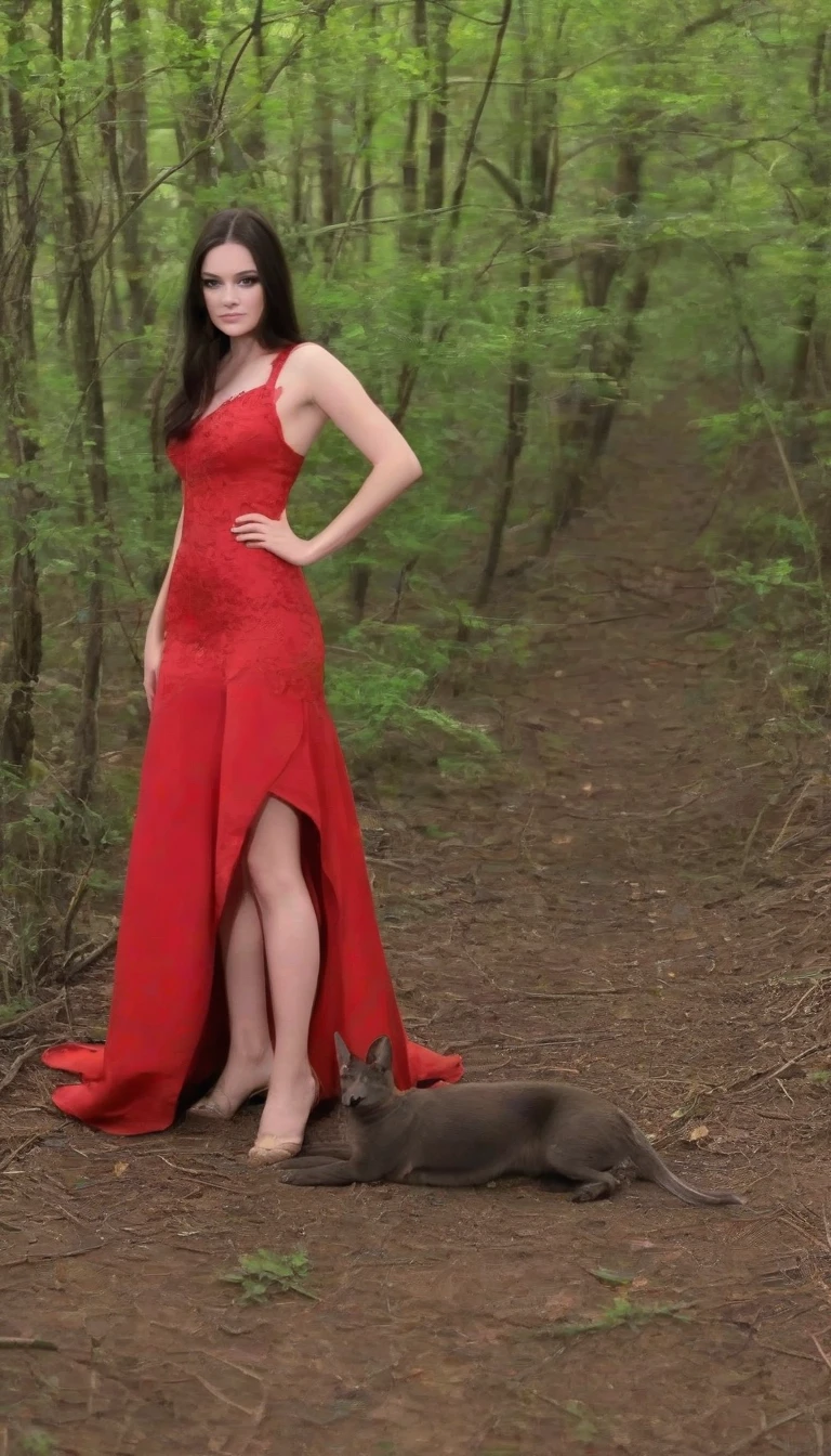 man with a brunette woman in red dress,red butterfly, in forest, pink rays of light, silver scrolls, red butterflies — работа пользователя Раскрасочный Магистр