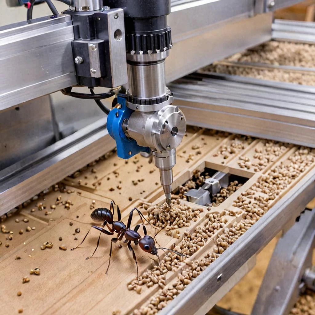 Муравьи имитируют фрезерный cnc станок — работа пользователя Фантастический Богатырь