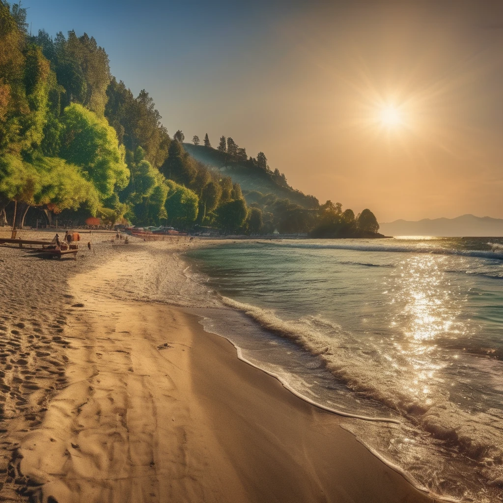 hdr, абхазия, пляж, солнце — работа пользователя Мощный Магистр