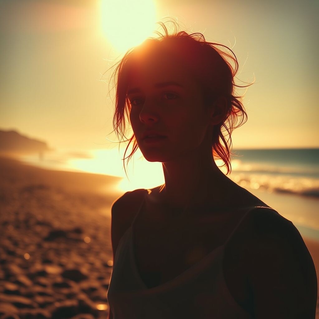 My heart was broken. I saw you on the beach. Three days ago. You spoke in a foreign language. It was a crazy thing. And even more. You took my hand. We walked near the sea. I…