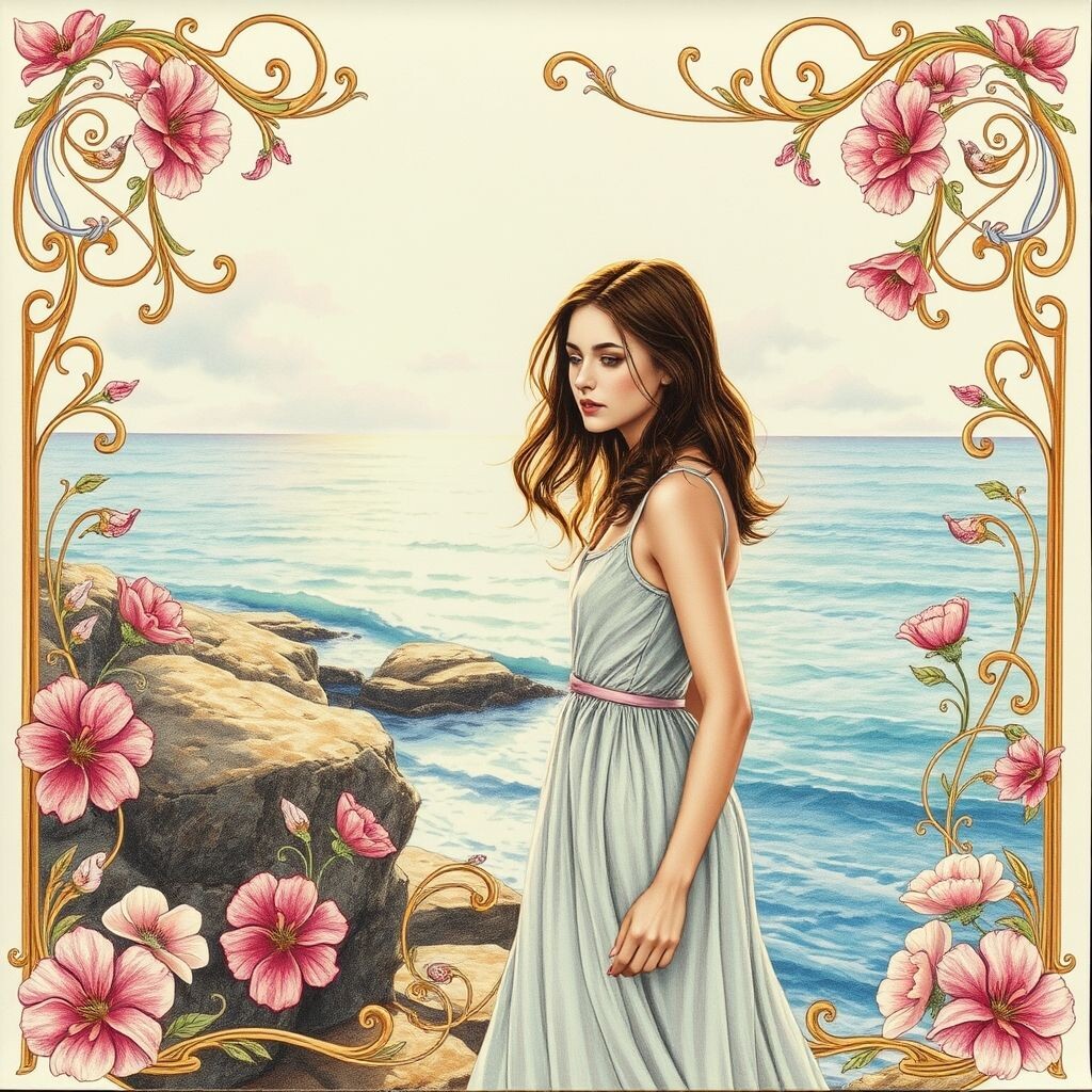 My heart was broken. I saw you on the beach. Three days ago. You spoke in a foreign language. It was a crazy thing. And even more. You took my hand. We walked near the sea. I…