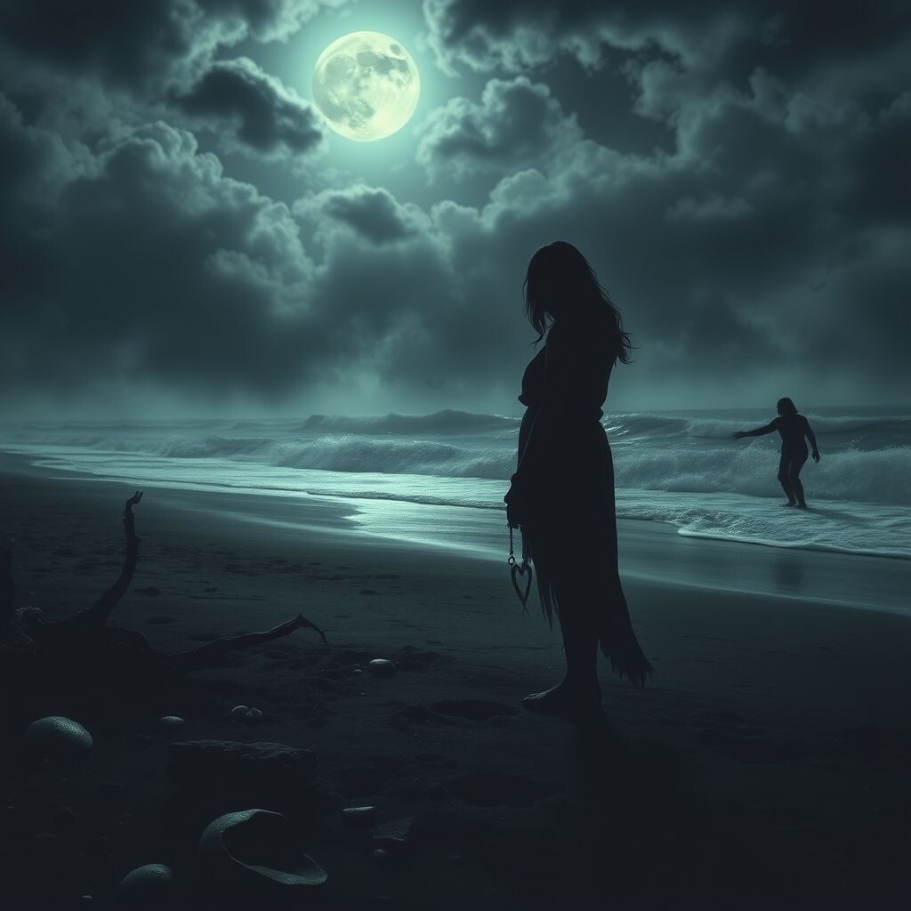 My heart was broken. I saw you on the beach. Three days ago. You spoke in a foreign language. It was a crazy thing. And even more. You took my hand. We walked near the sea. I…