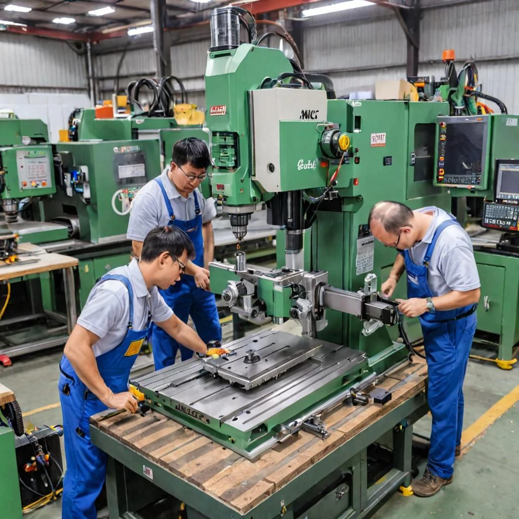 Мультперсонажи разбирают фрезерный cnc станок — работа пользователя Фантастический Богатырь